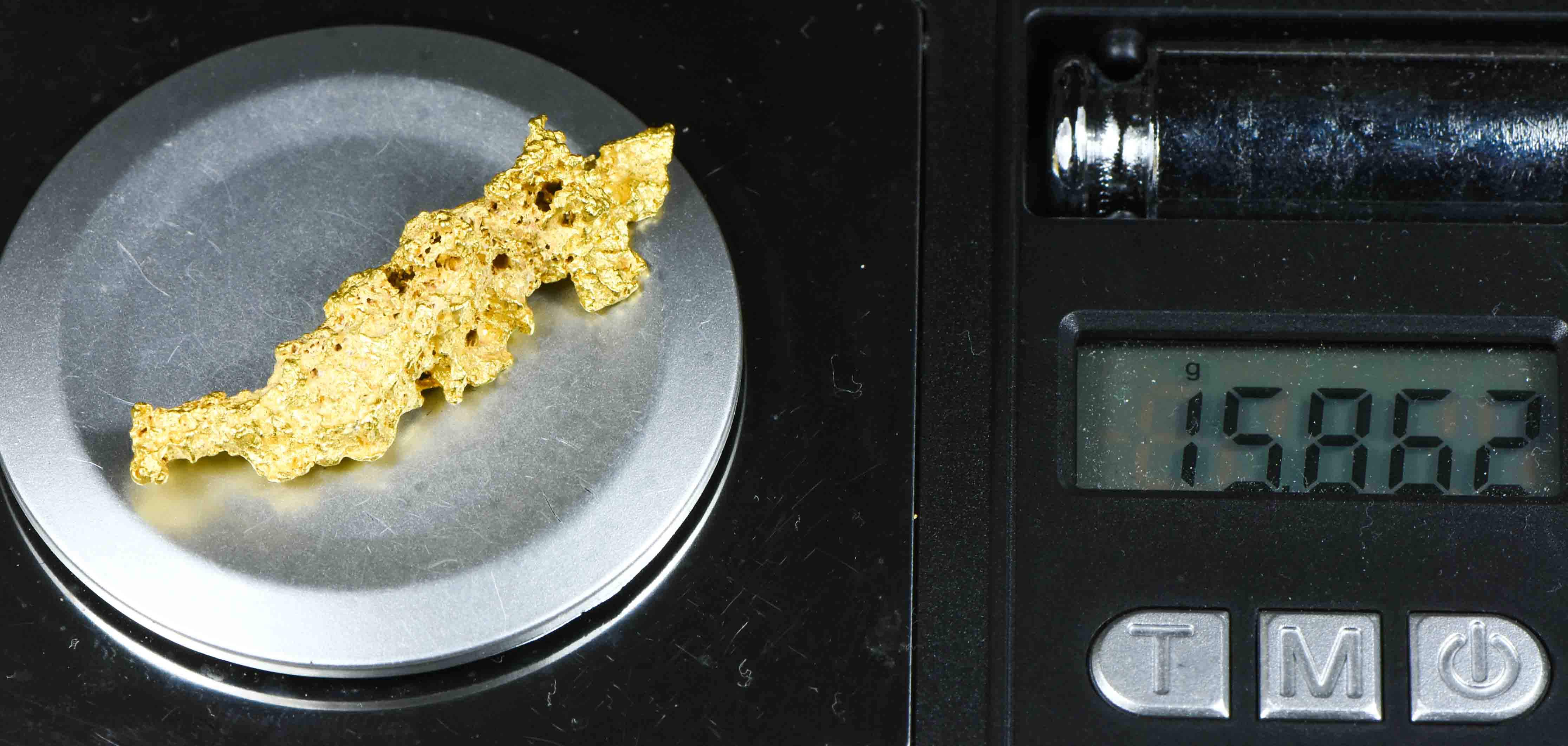 #1149 Natural Gold Nugget Australian 15.86 Grams Genuine