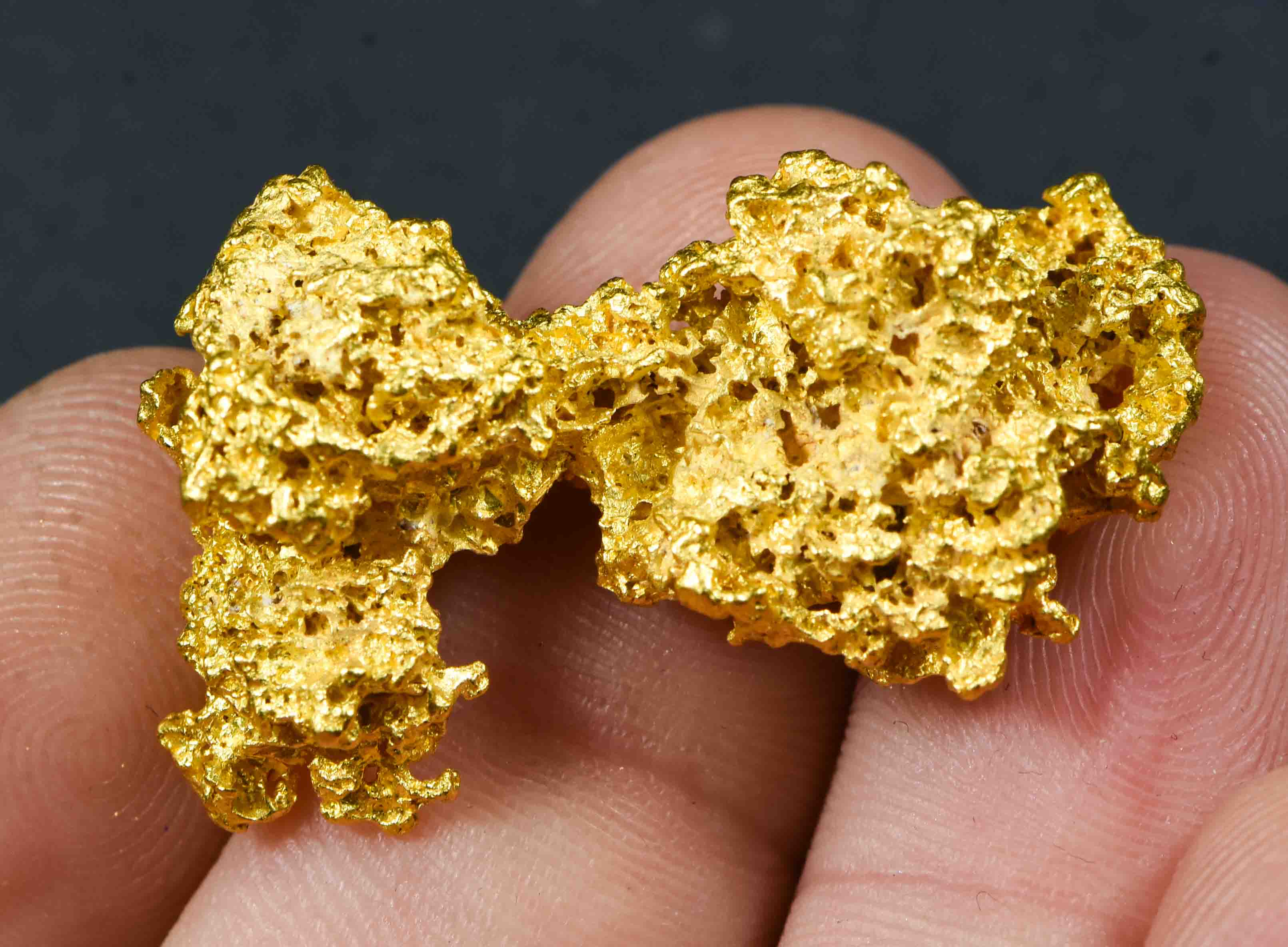 #1241 Natural Gold Nugget Australian 20.65 Grams Genuine