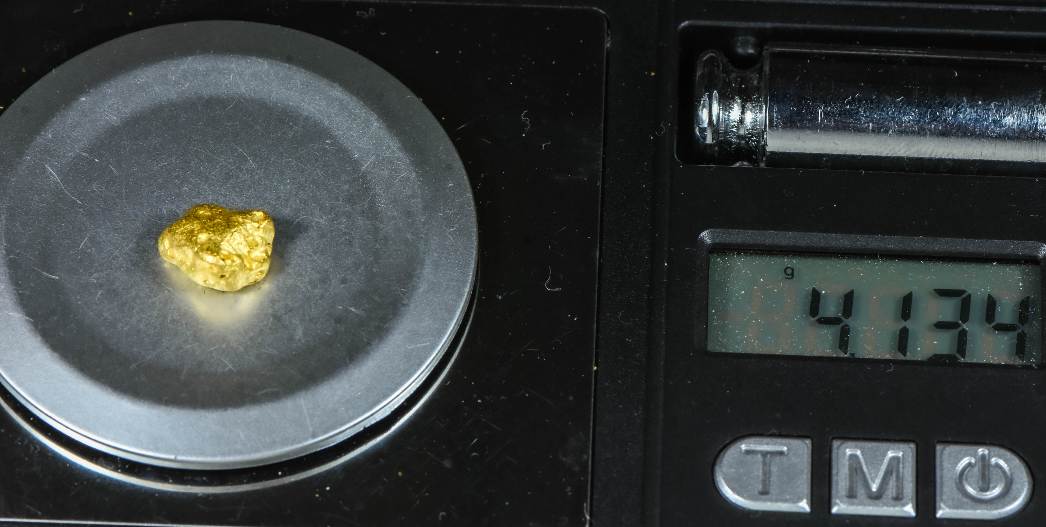 #980 Natural Gold Nugget Australian 4.13 Grams Genuine