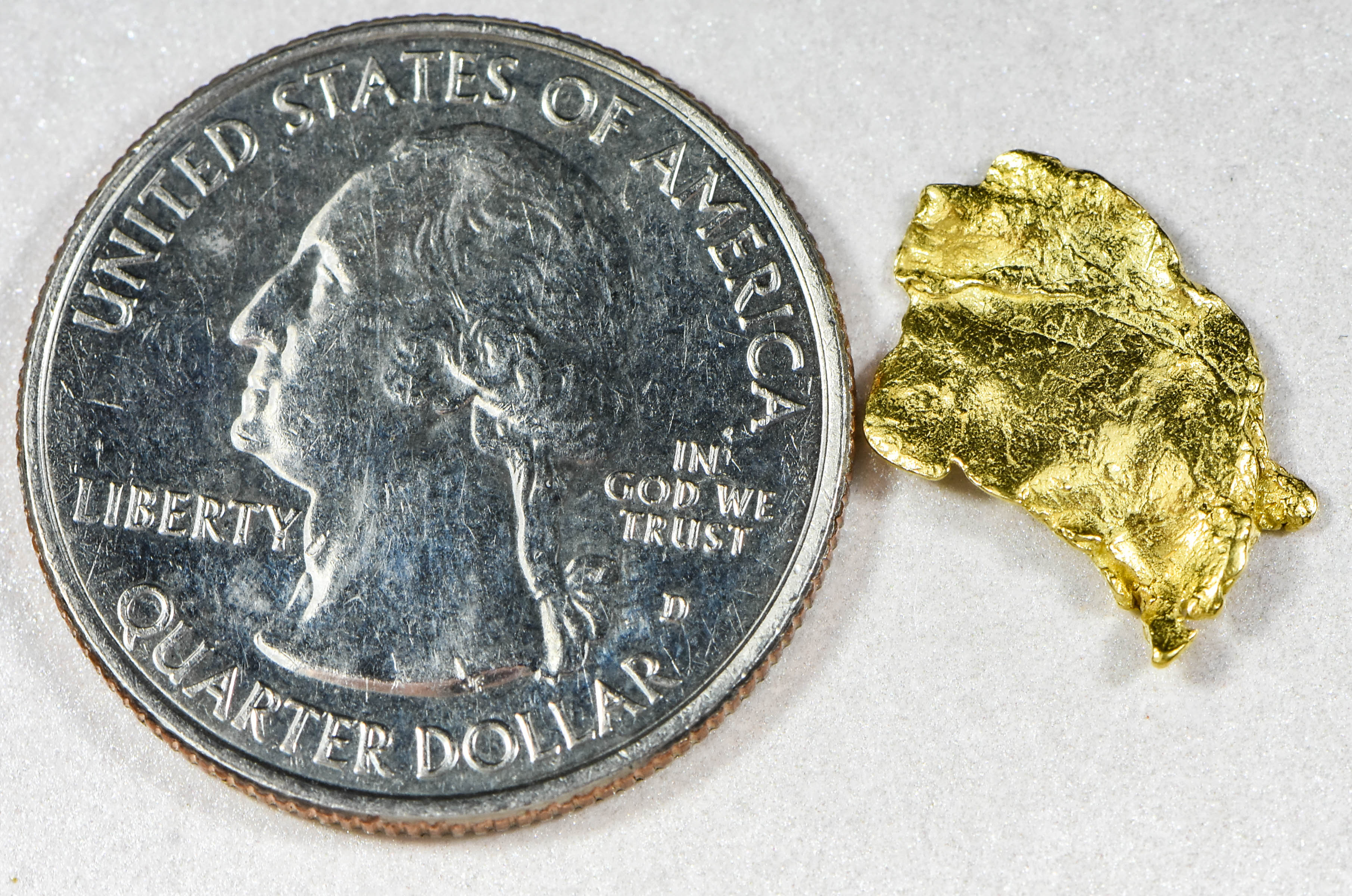 L-5 Alaskan BC Leaf Exotic Shaped Gold Nugget "Special Collection" .73 Grams