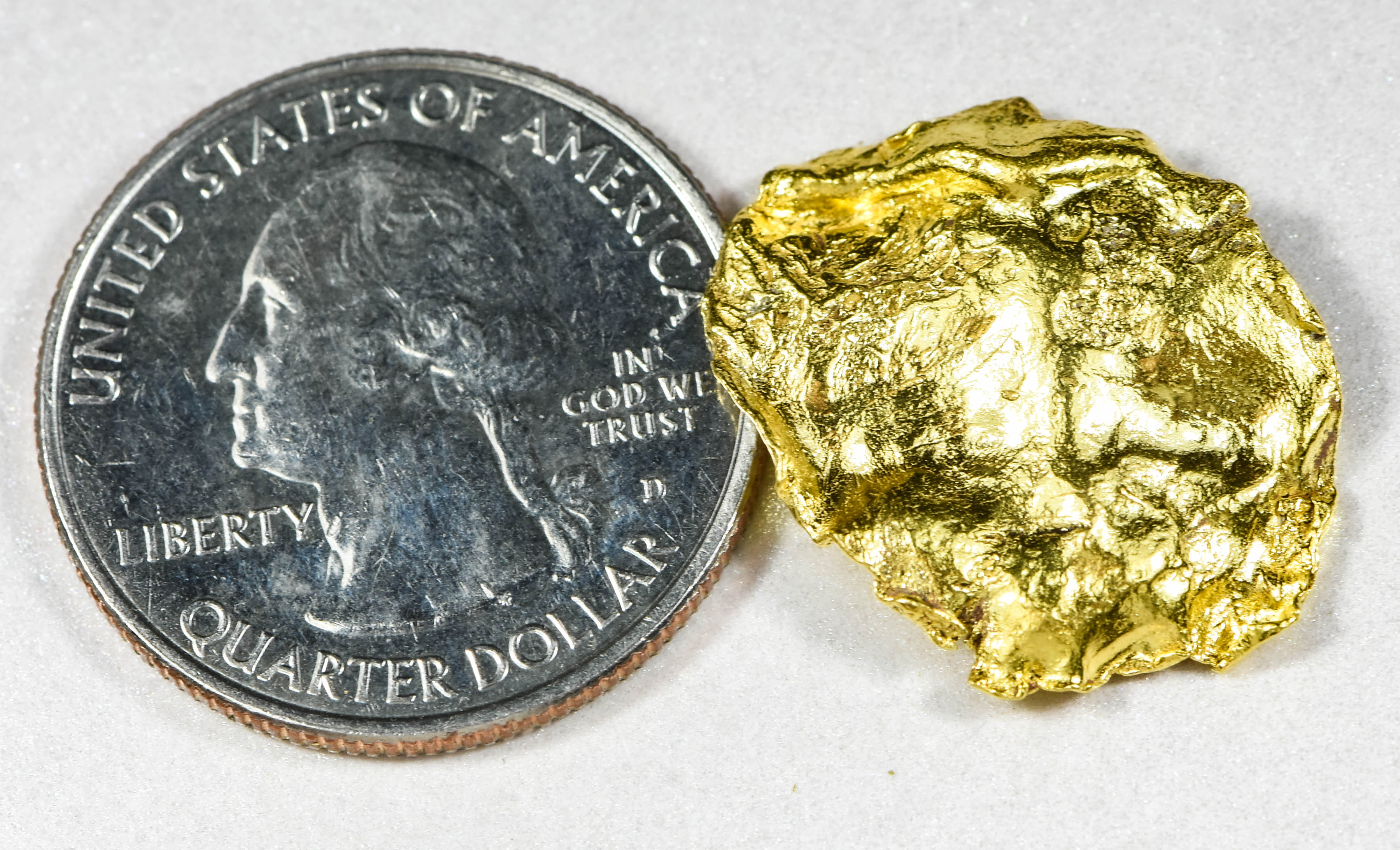 L-22 Alaskan BC Leaf Exotic Shaped Gold Nugget "Special Collection" 2.16 Grams