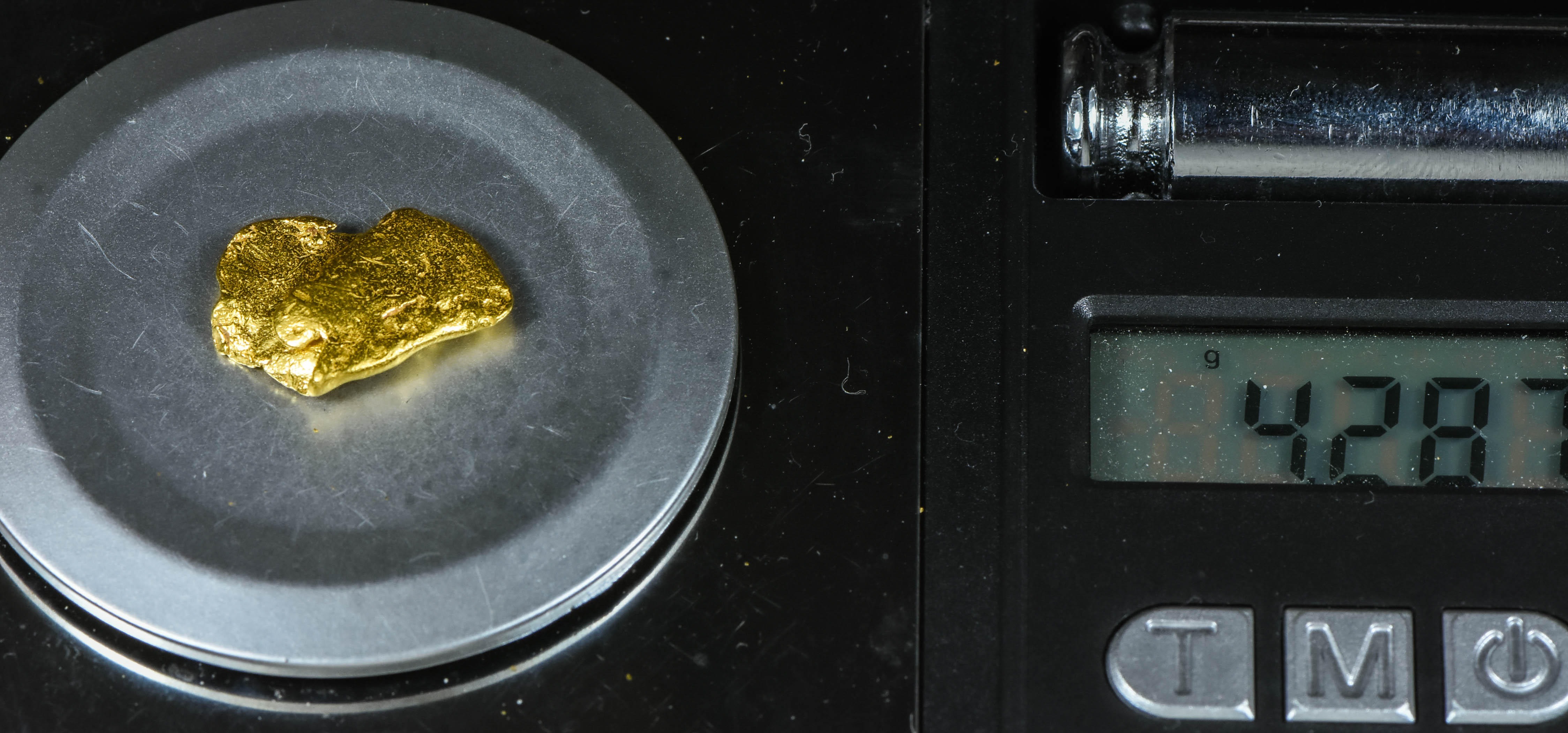 L-27 Alaskan BC Leaf Exotic Shaped Gold Nugget "Special Collection" 4.28 Grams