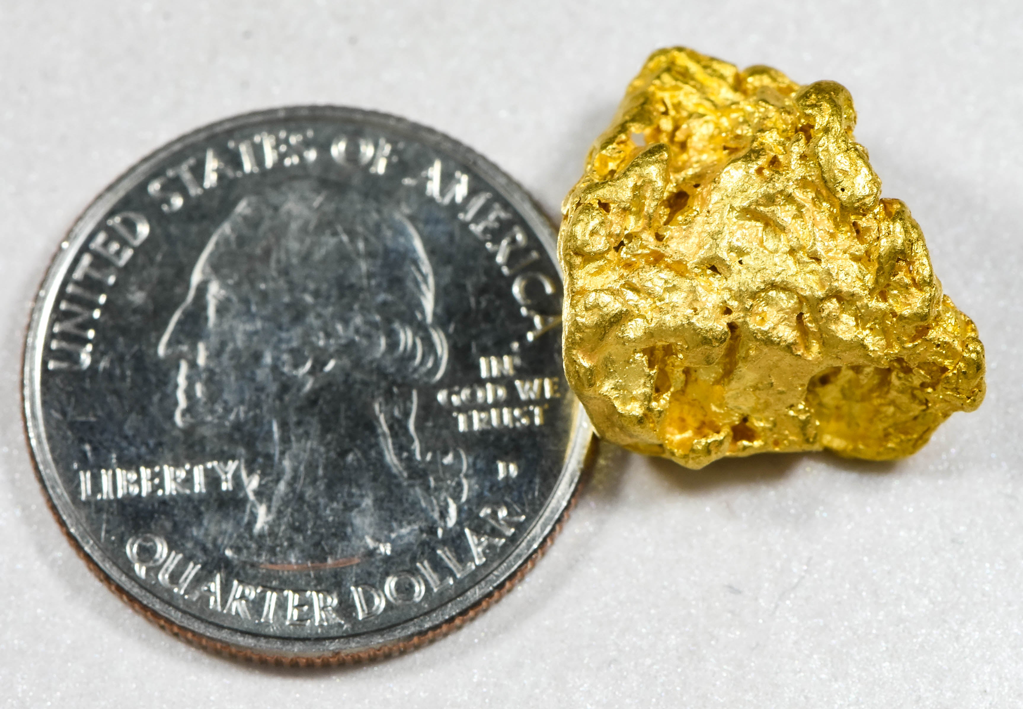 #1169 Natural Gold Nugget Australian 13.45 Grams Genuine