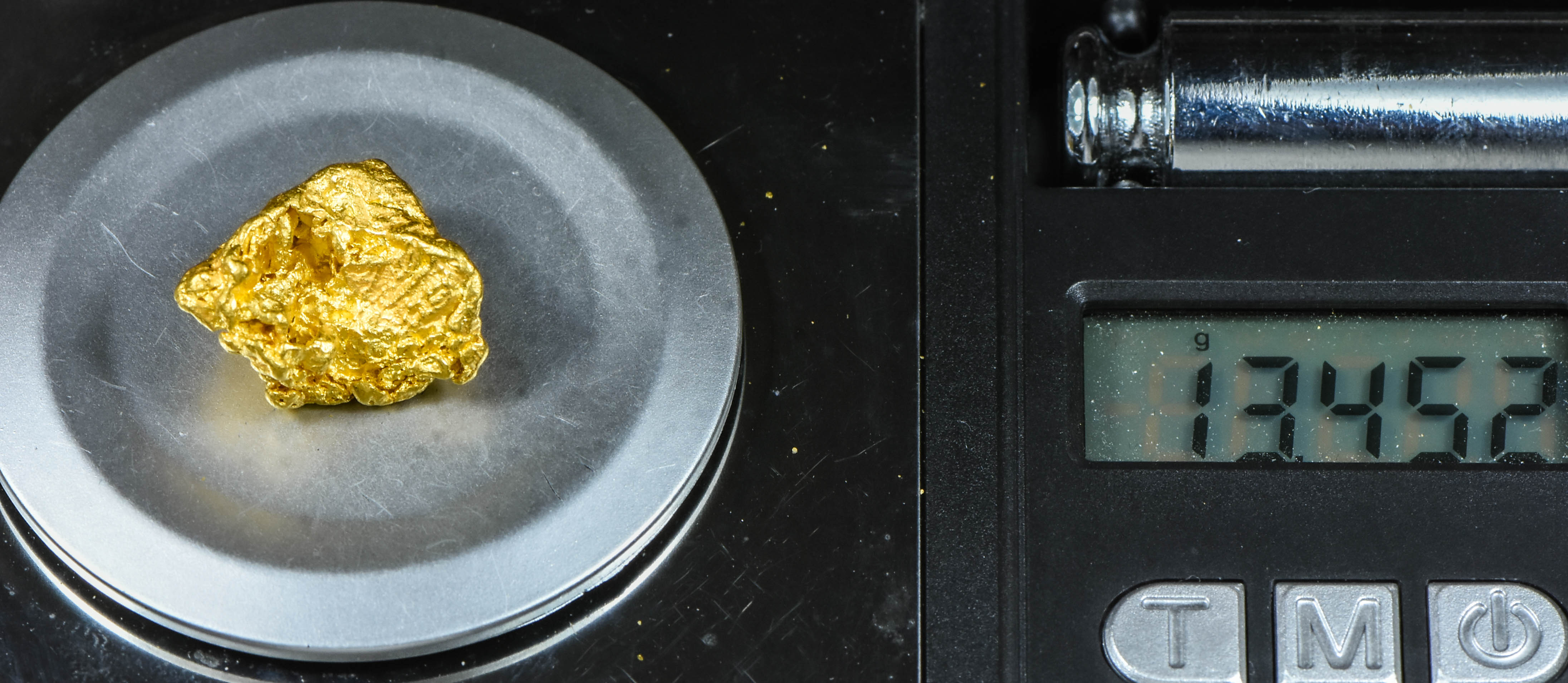 #1169 Natural Gold Nugget Australian 13.45 Grams Genuine