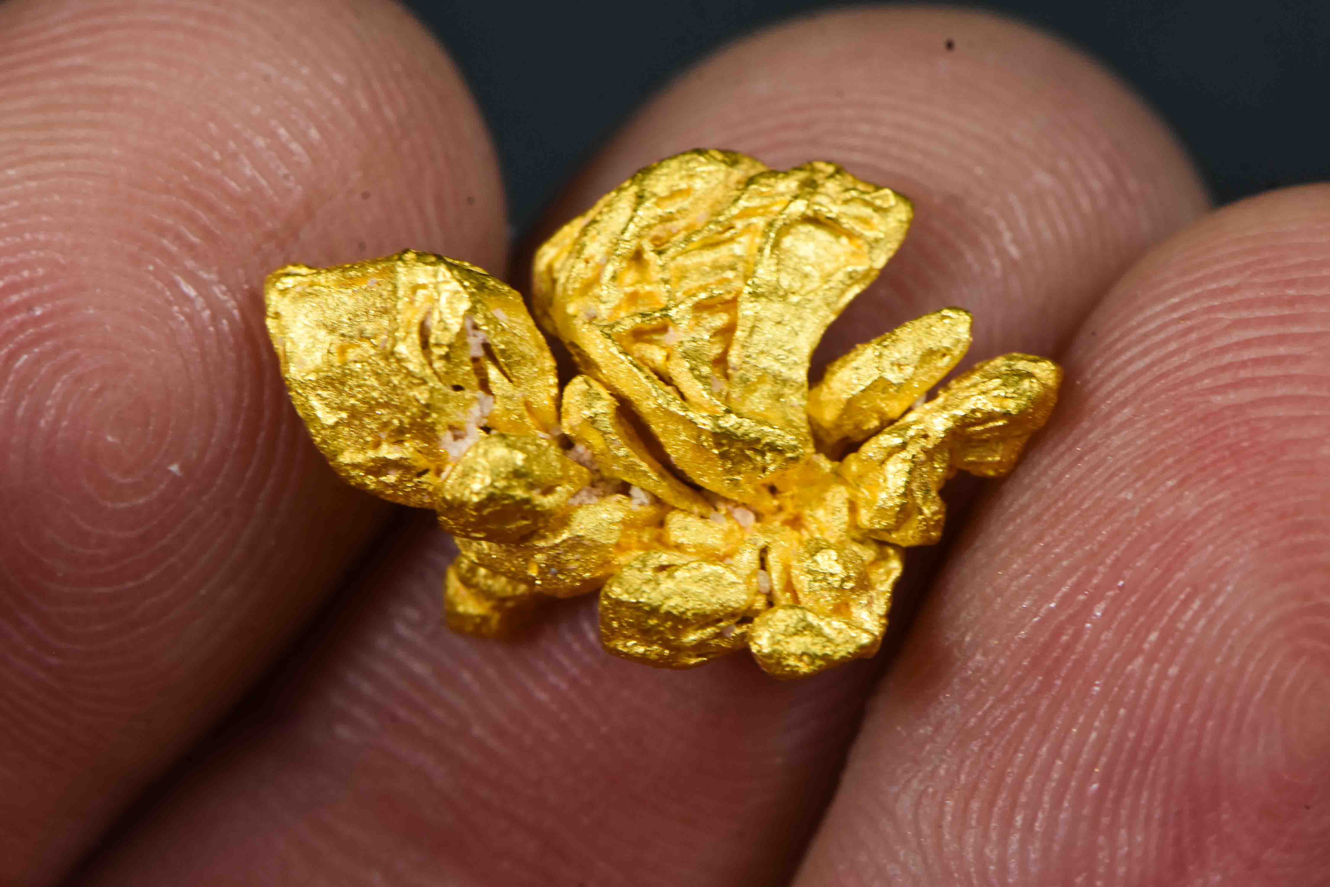 #9 Brazil Crystalline Natural Gold Nugget 5.67 Grams