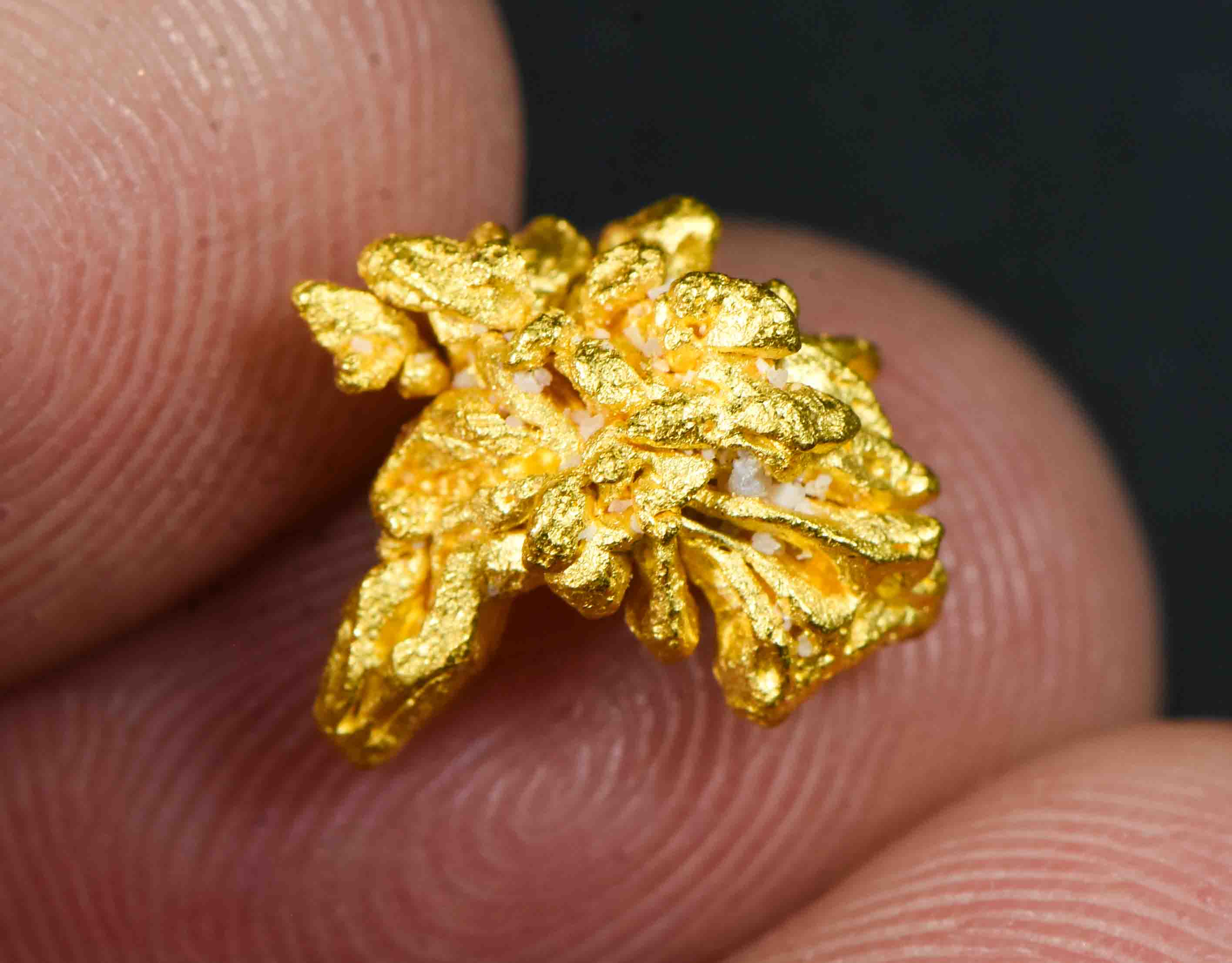 #25 Brazil Crystalline Natural Gold Nugget 3.21 Grams