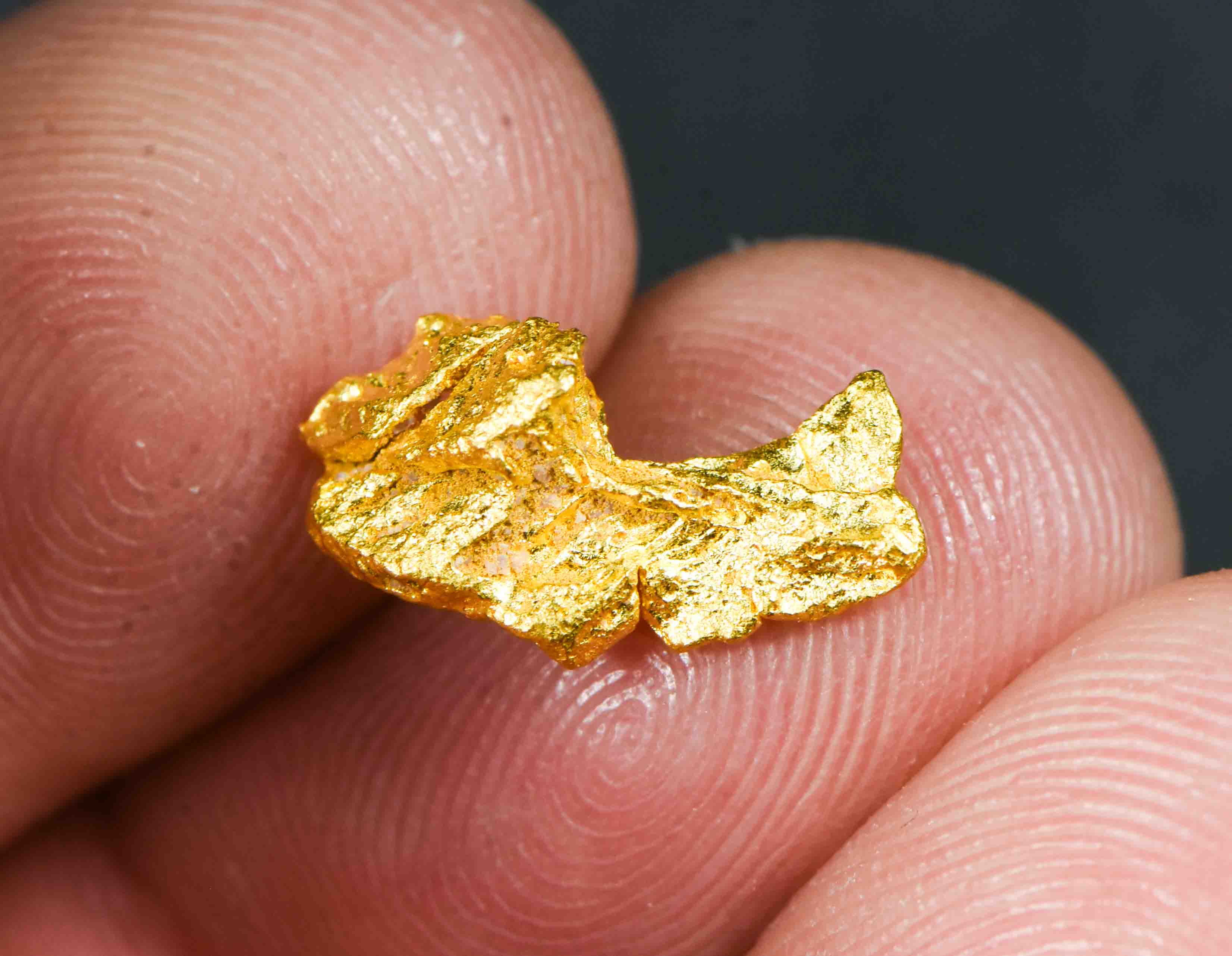 #27 Brazil Crystalline Natural Gold Nugget 1.45 Grams