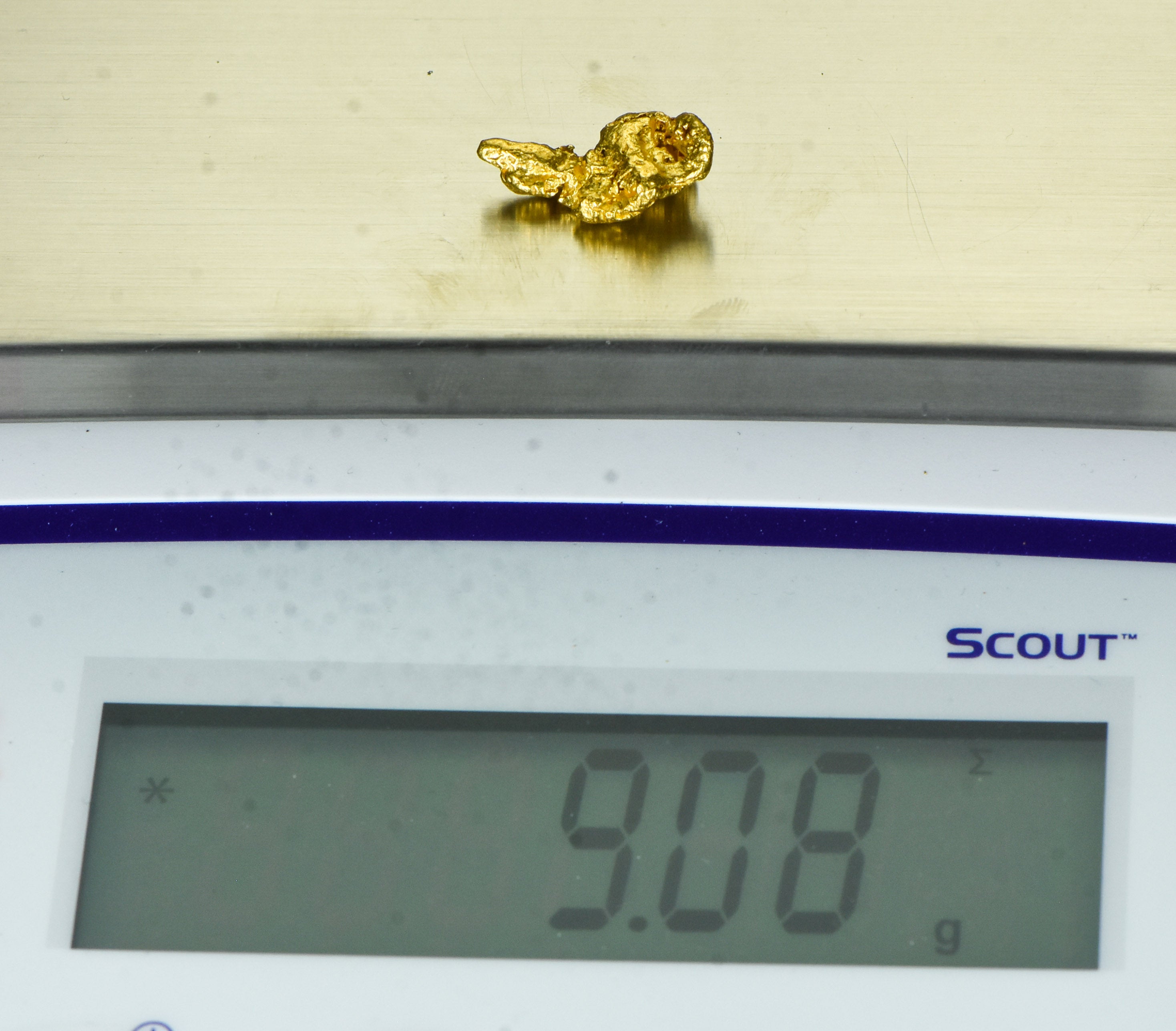 #1190 Natural Gold Nugget Australian 9.08 Grams Genuine