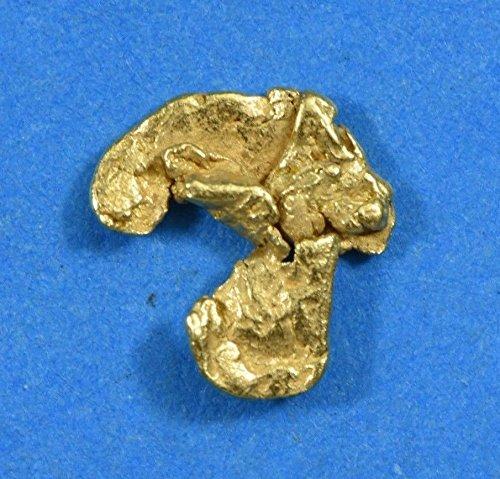 Alaskan-Yukon Bc Gold Rush Natural Nugget 0.26 Grams Genuine Alaska .10-.34