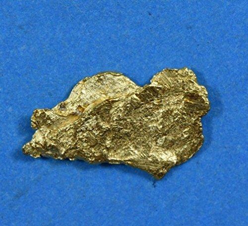 Alaskan-Yukon Bc Gold Rush Natural Nugget 0.34 Grams Genuine Alaska .10-.34