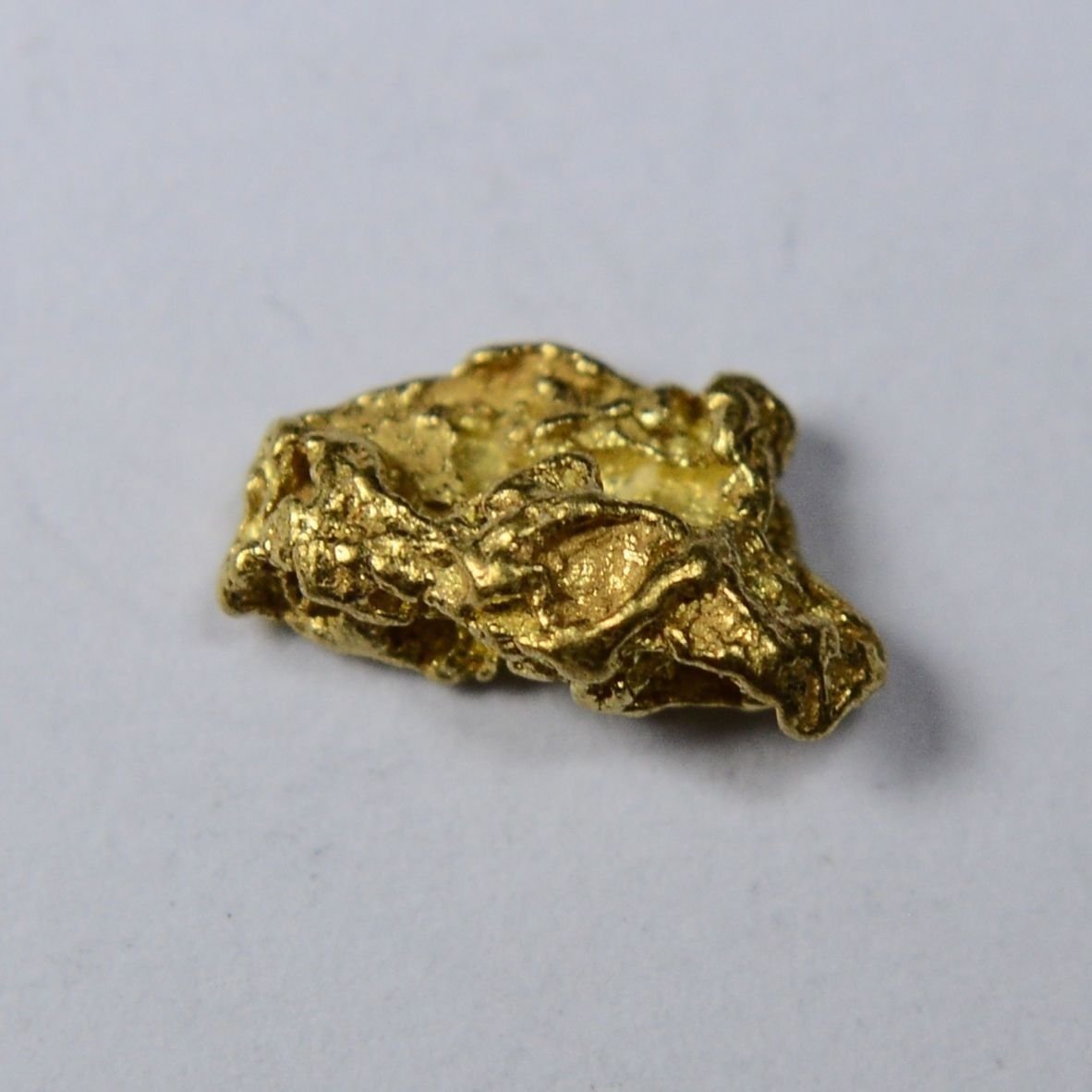 Alaskan-Yukon Bc Gold Rush Natural Nugget 0.33 Grams Genuine Alaska .10-.34
