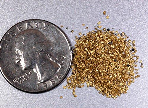 Alaskan Yukon Gold Rush Nuggets 50 Mesh 2 Grams Of Super -Super Small Fines Bc Flake