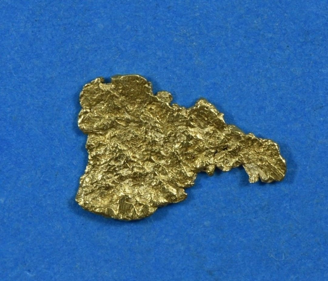 Alaskan-Yukon Bc Gold Rush Natural Nugget 0.17 Grams Genuine Alaska .10-.34
