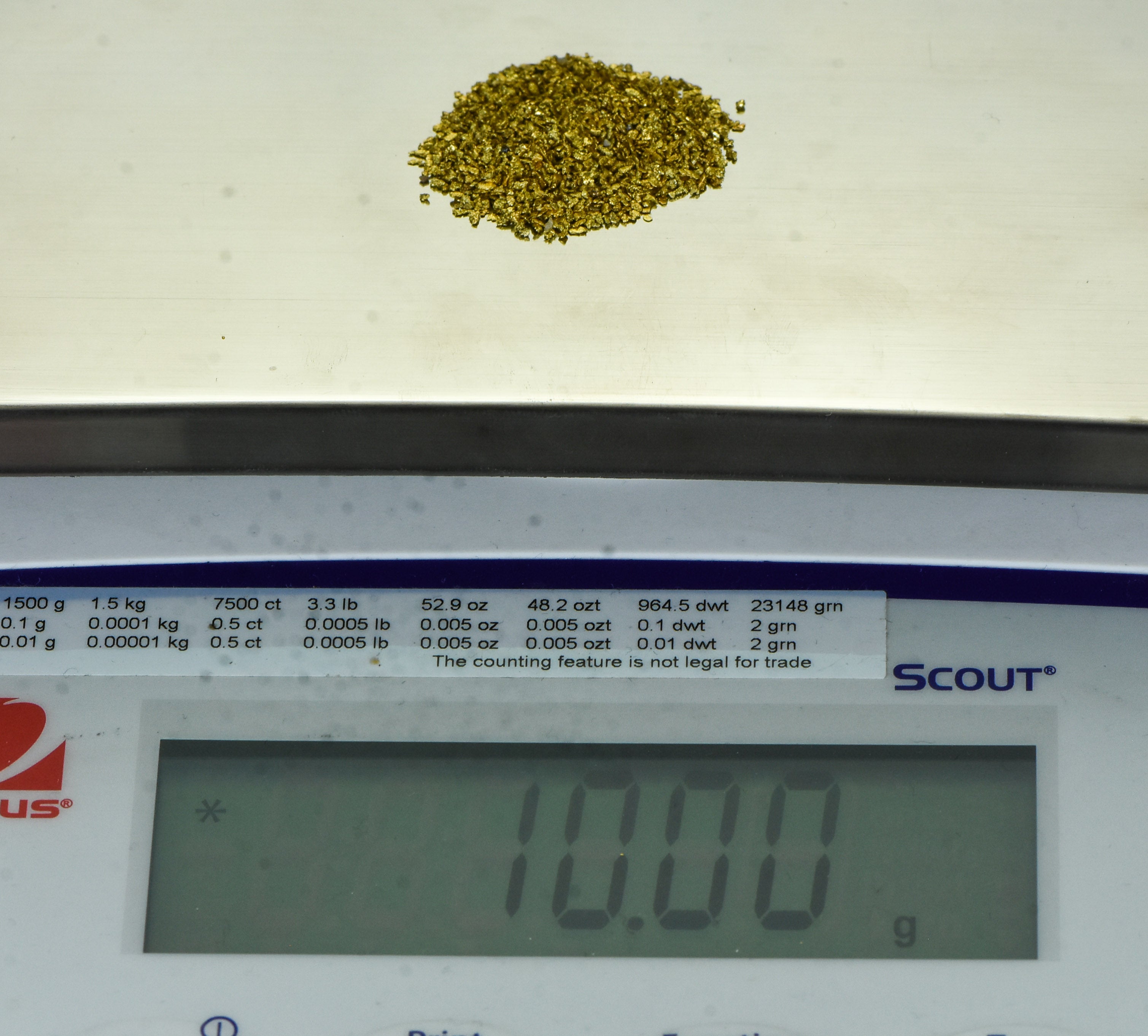 Alaskan Yukon Gold Rush Nuggets #25 Mesh 10 GRAMS OF CLEAN GOLD FLAKES