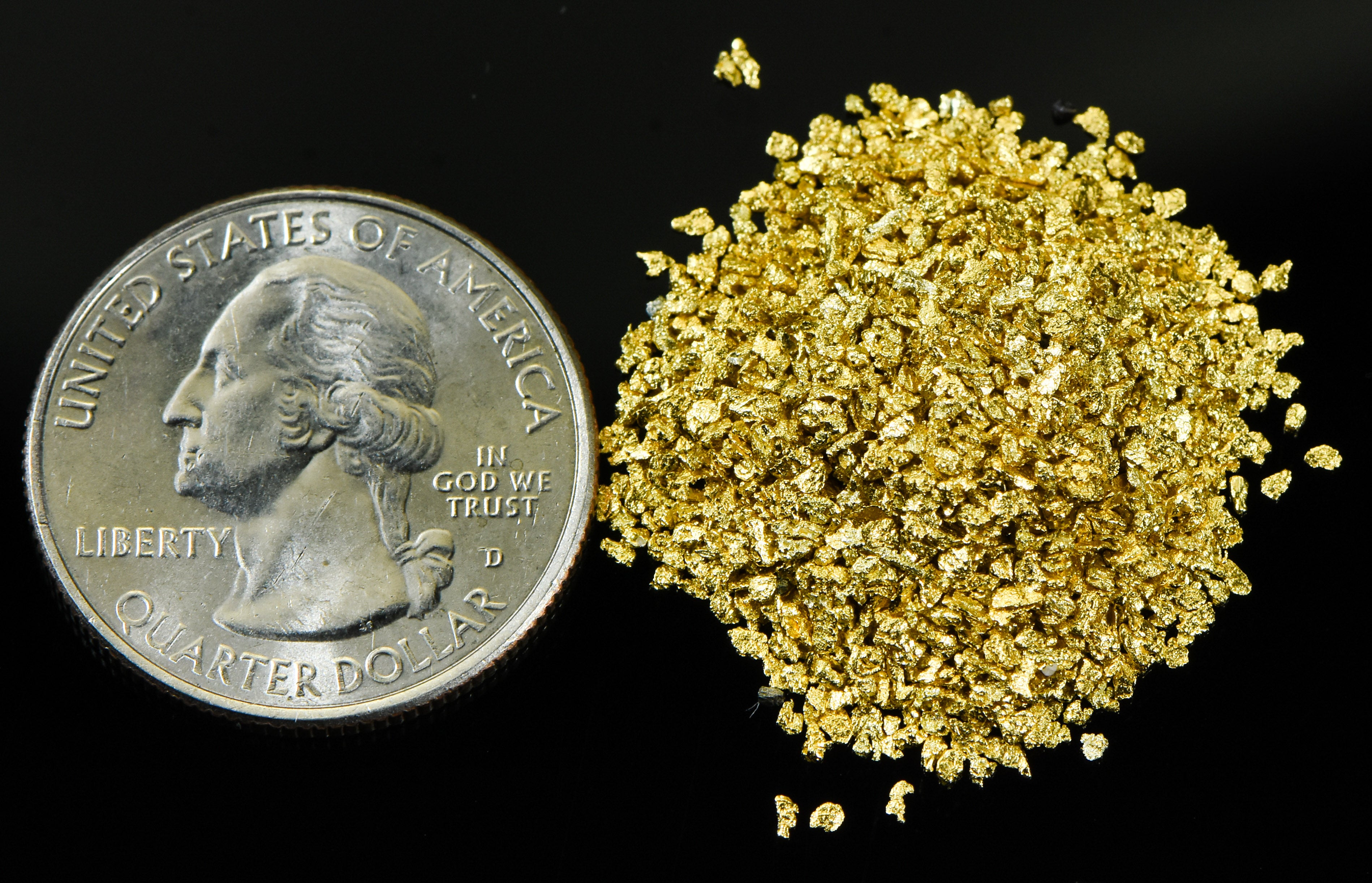 Alaskan Yukon Gold Rush Nuggets #20 Mesh 10 GRAMS OF CLEAN GOLD FLAKES