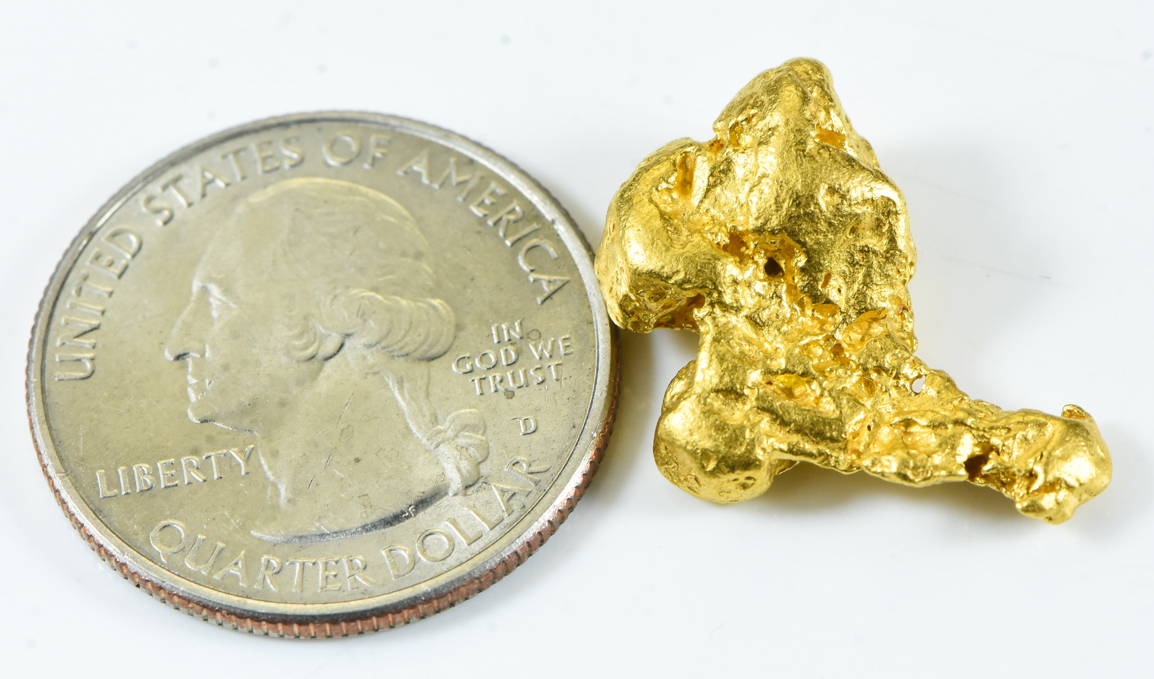 #1154 Natural Gold Nugget Australian 11.19 Grams Genuine