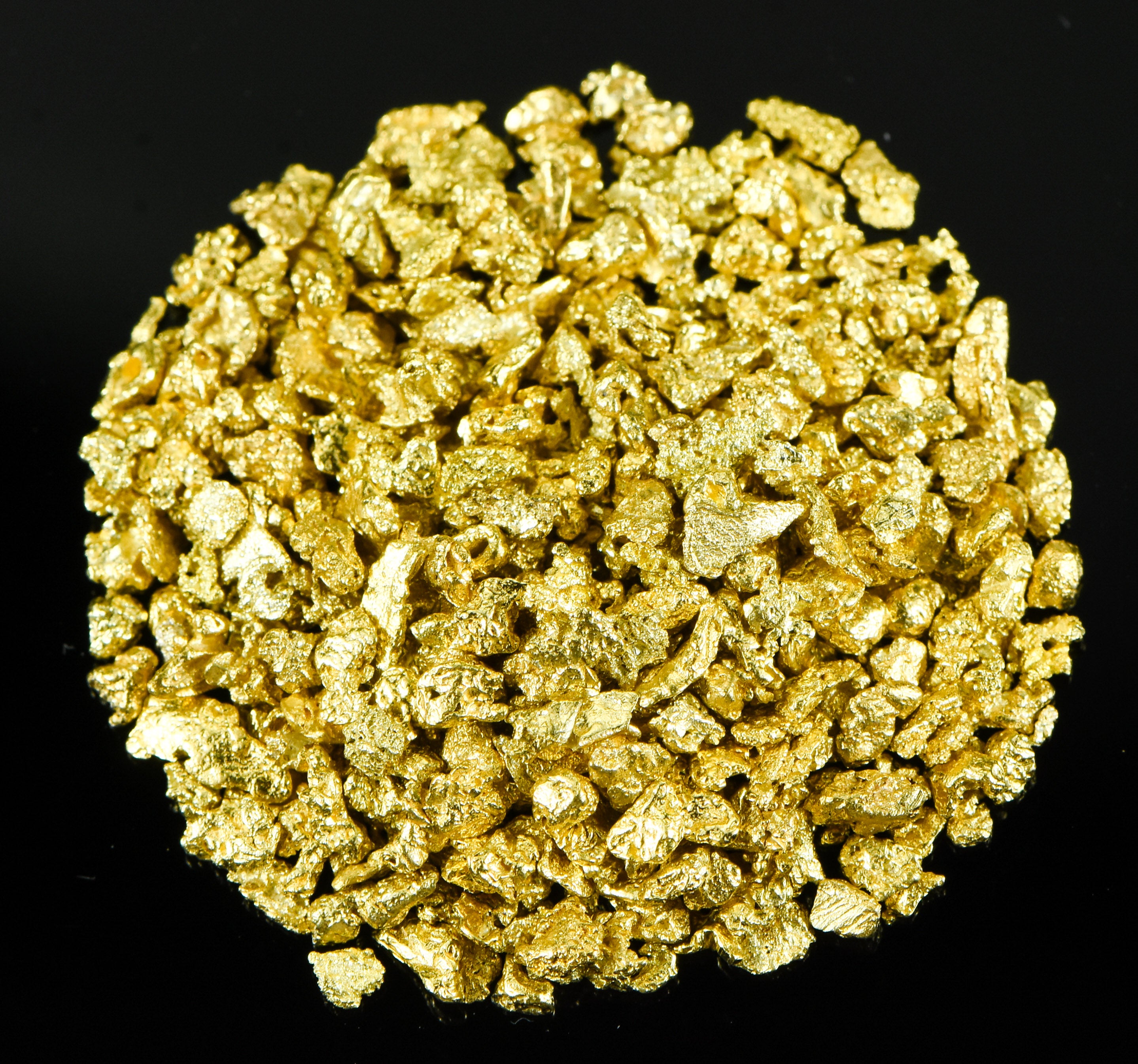 Alaskan Yukon Gold Rush Nuggets 12 Mesh 1/2 Troy Oz 15.5 Grams or 10 DWT